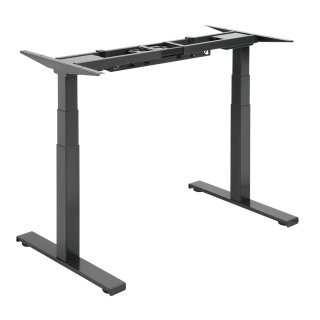 Tischgestell höhenverstellbar schwarz, EDS07-B