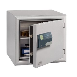 Coffre-fort avec protection contre lincendie, serrure électronique et scanner digital, Diplomat, MTD 750 E FP