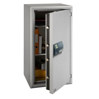 Coffre-fort avec protection contre lincendie, serrure électronique et scanner digital, Diplomat, MTD 780 E FP