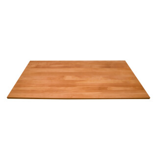Piano del tavolo in faggio massiccio oliato 160x80cm