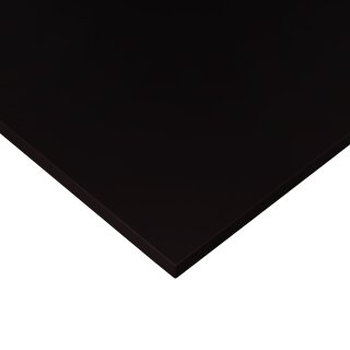 Tischplatte melaminbeschichtet schwarz 160x80cm