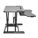 Sitz-Steh Schreibtischaufsatz Höhenverstellbar