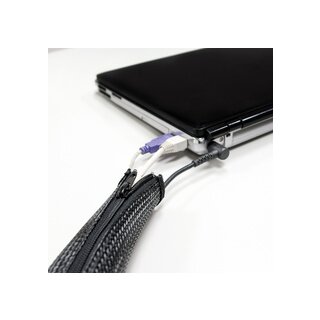 Faisceau de câbles LogiLink 2 m, capacité : 30 mm, noir