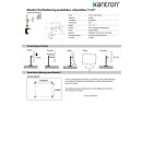 Supporto da tavolo per monitor allungabile, girevole, Xantron PROLINE-E01