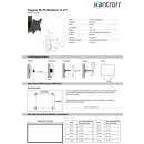 Wandhalterung für PC Monitore 13-27", Xantron ECO-110B