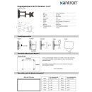 Doppelgelenkarm für PC Monitore 13-27", Xantron ECO-113B
