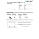 Deckenhalterung 119cm weiss für Monitore 22-42", Xantron PRO-CMS-S200W